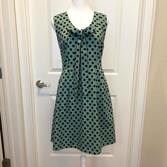 Anthropologie Dresses & Skirts - Anthropologie Tulle fit-and-flare, polka dot dress (S)
